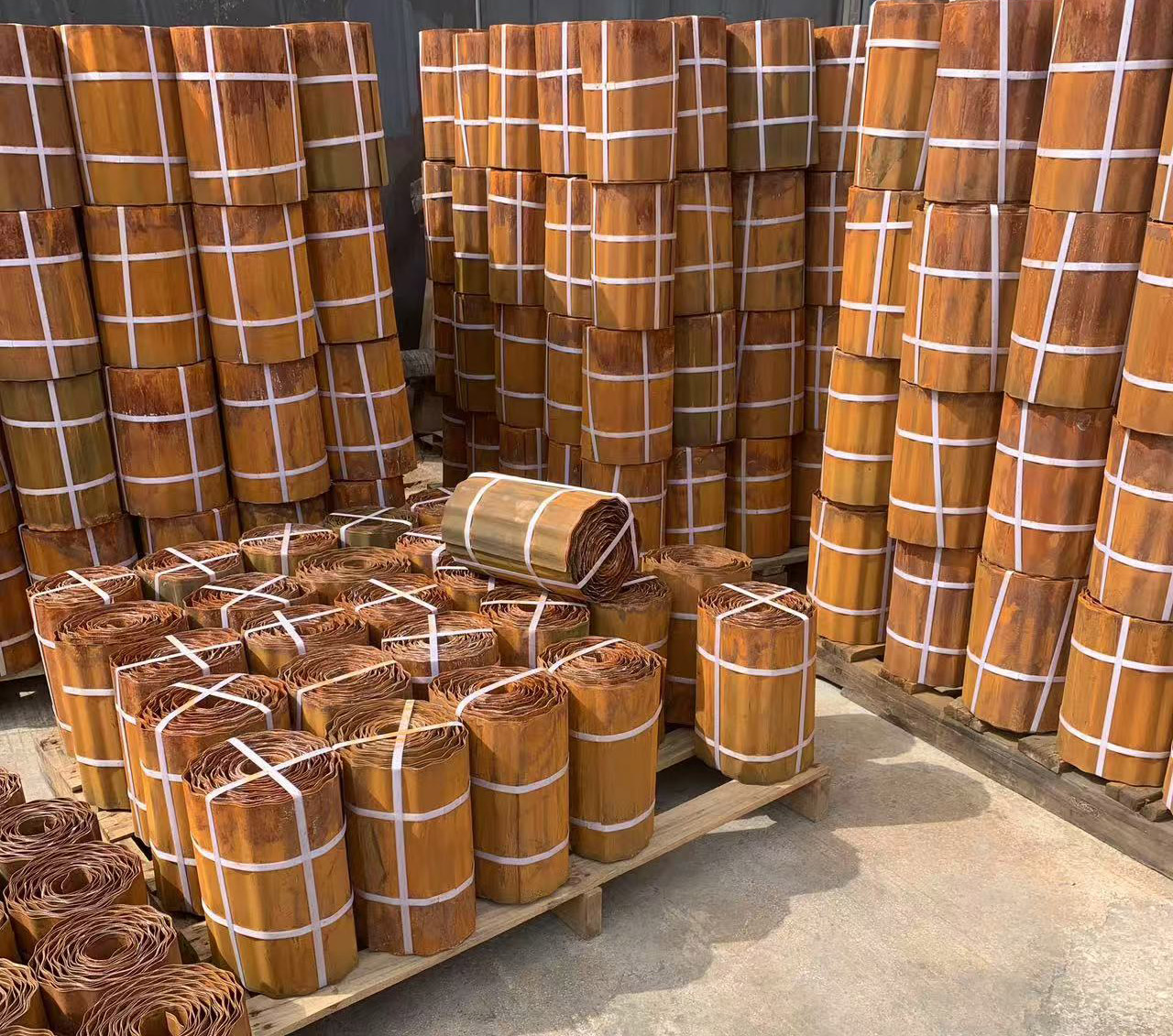 椒江耐候钢花园围边