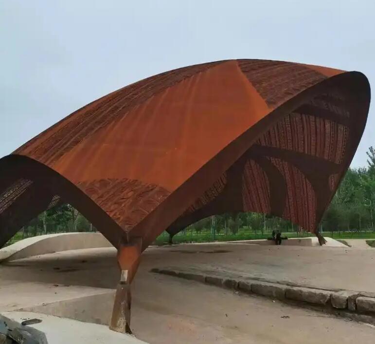 椒江耐候钢板精神堡垒